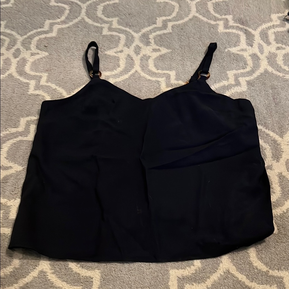 Topshop Black Bustier Camisole Top